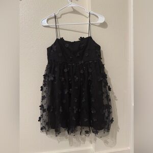 Trixxi Black Babydoll Cocktail Dress